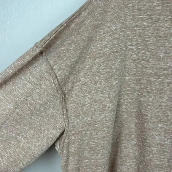 Free People Tunic Top Womens Medium Tan Oversized Fit Dress Stretch Ladies - Picture 5 of 12